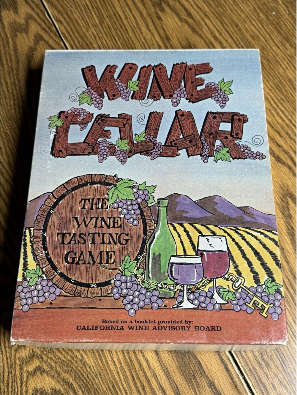 WINE CELLAR Vintage Board Game (1971, Marina Enterprises)